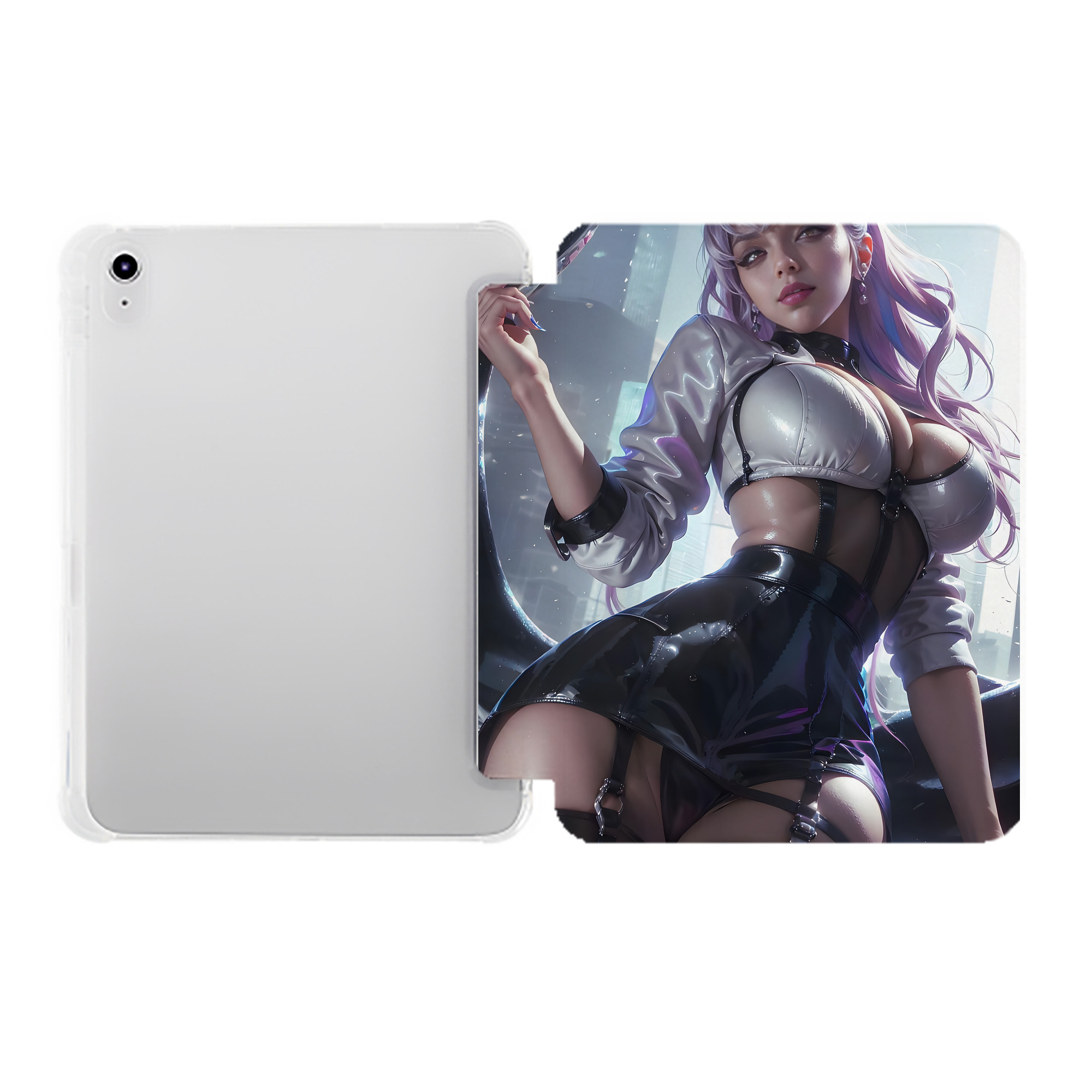 （画像用） リーグ・オブ・レジェンド League of Legends LOL IPad ケース ペン収納付き 三つ折りスタンド PUレザー×シリコン 対応機種9.5/10.5/10.9インチ